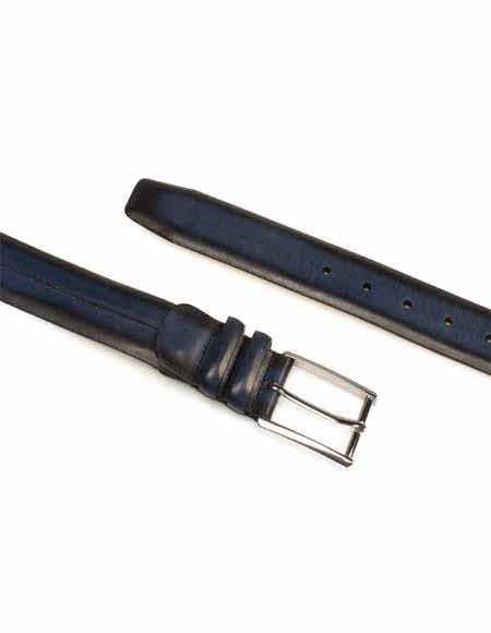 Mezlan Belt Brand AO10952 By Mezlan Belt In Medium Blue