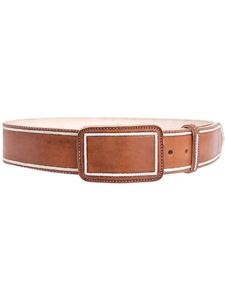 Cintos Hombre Cuero Cinto Piteado - Cintos Piteados Miel