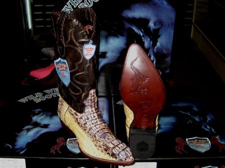 Alligator Skin - Wild West Natural Genuine Crocodile ~ World Best Alligator ~ Gator Skin Western Cowboy Dress Cowboy Boot Cheap Priced For Sale Online (EE)