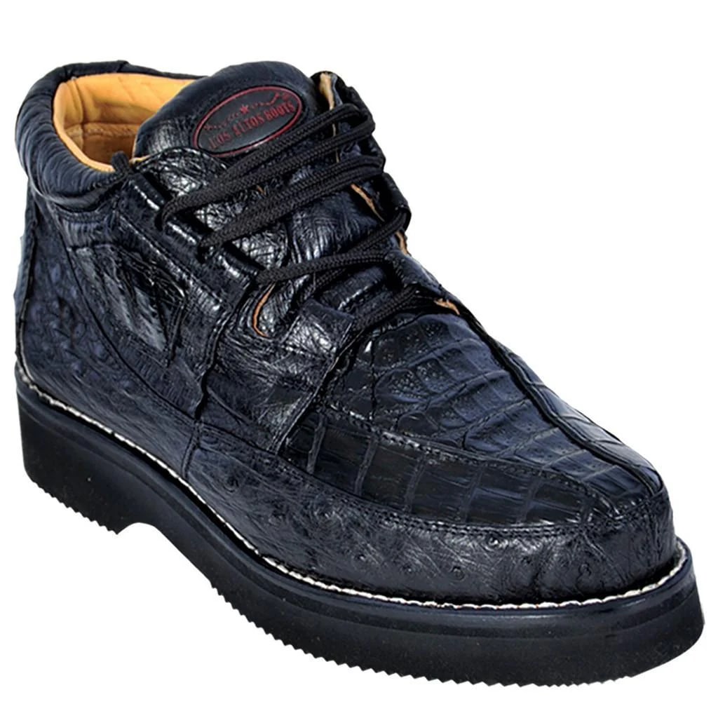 Zapatos De Avestruz Originales Para Hombre - Zapato Piel Caiman y  Negro Avestruz