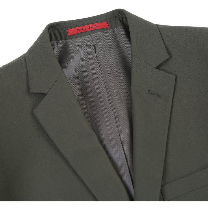 Trajes Elegantes Para Hombre - Trajes De Vestir - Mens Basic Two Button Classic Fit Light Tan Beige Suit