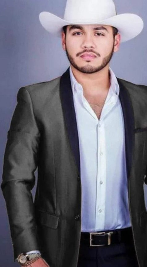 Trajes Vaqueros Para Boda  - Charcoal Grey Suit