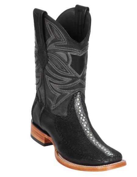 Botas Los Altos Rowstone Stingray y Deer Black