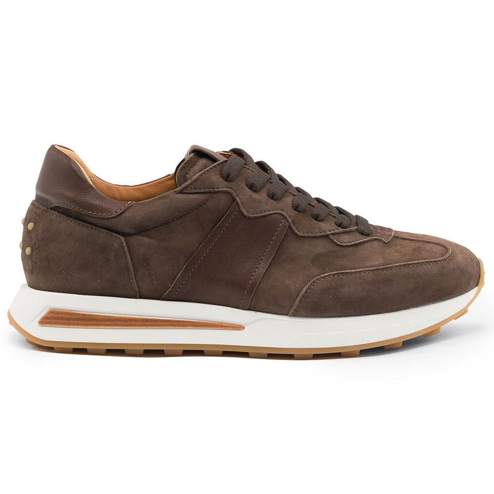 Zelli Roxi Italian Nappa & Calfskin Sneaker Nicotine (66-265-NIC)
