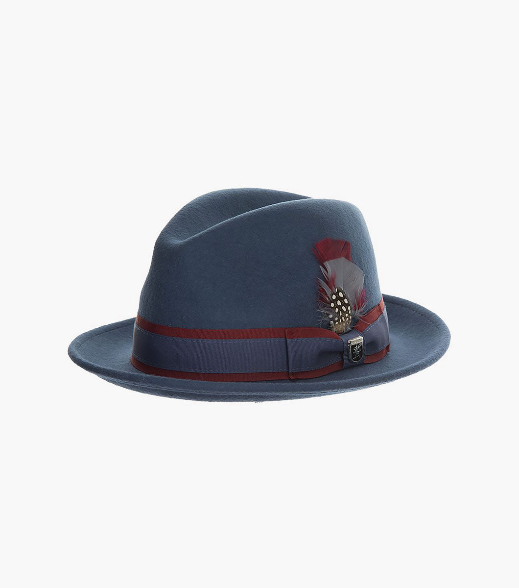 MACON FEDORA Wool Felt Pinch Front Hat