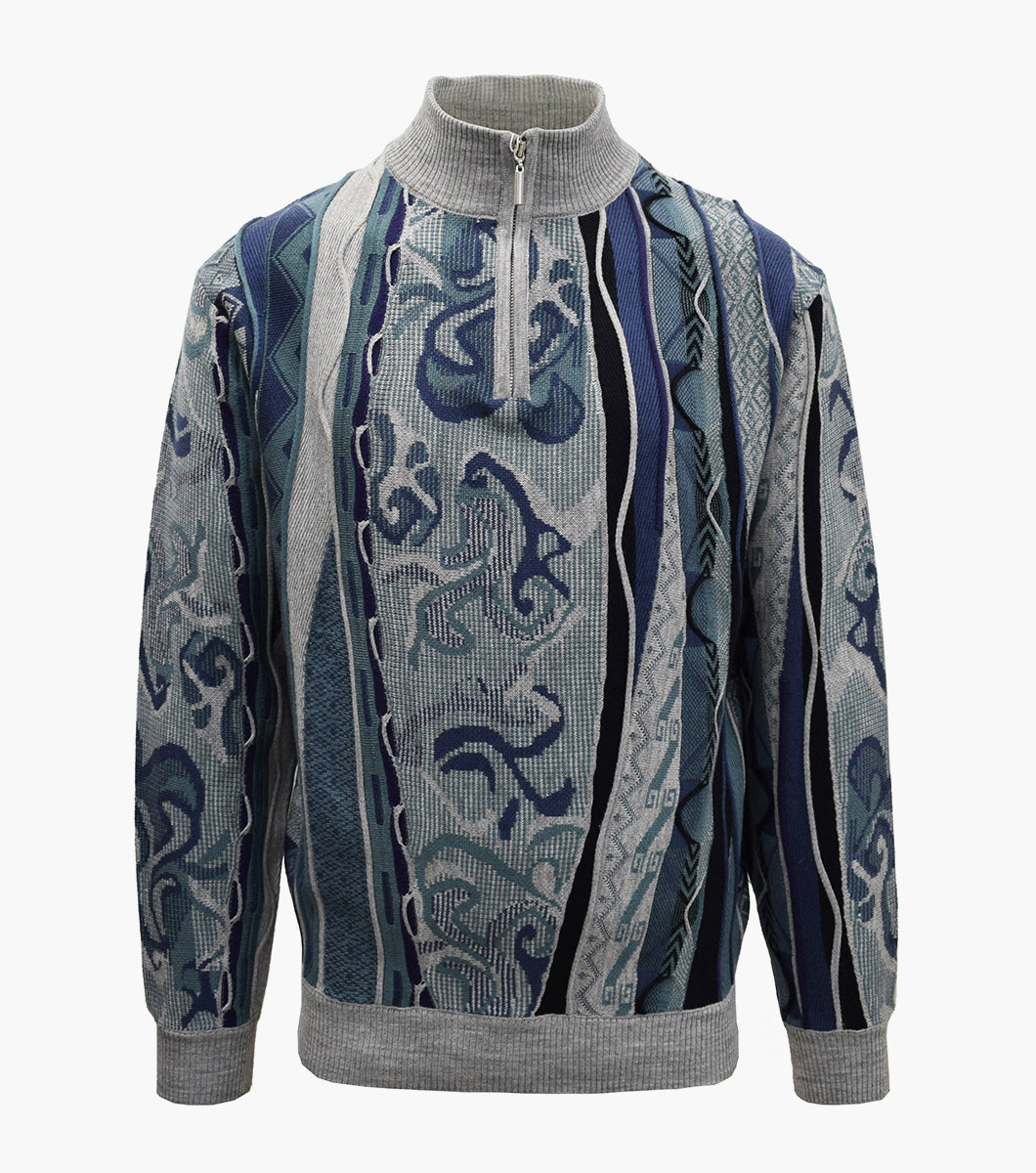 SINCLAIR Quarter Zip Sweater