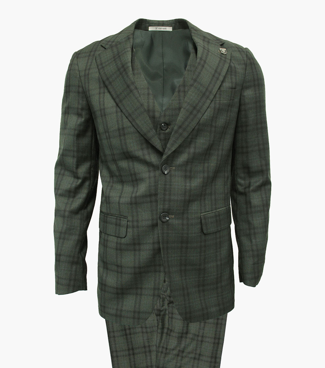 HACKMAN 3 Piece Vested Suit
