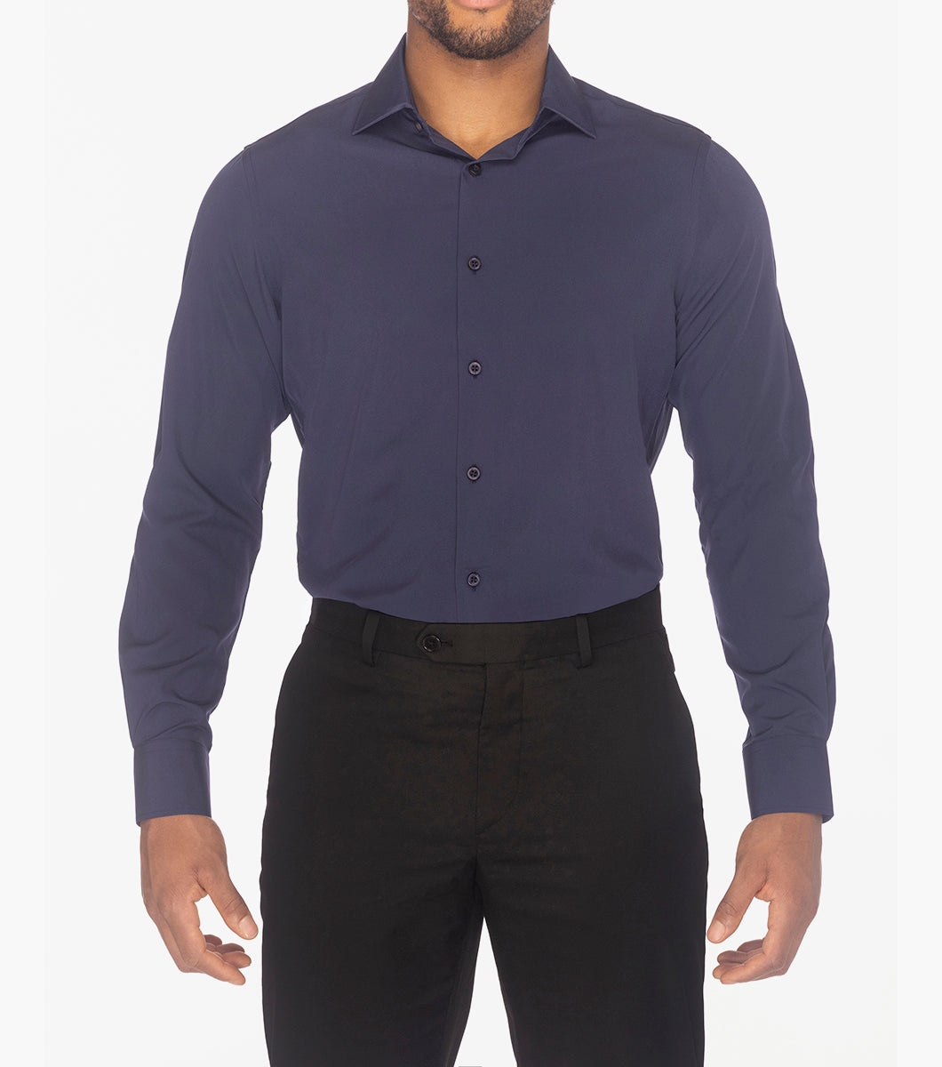 SANDEE DRESS SHIRT Spread Collar