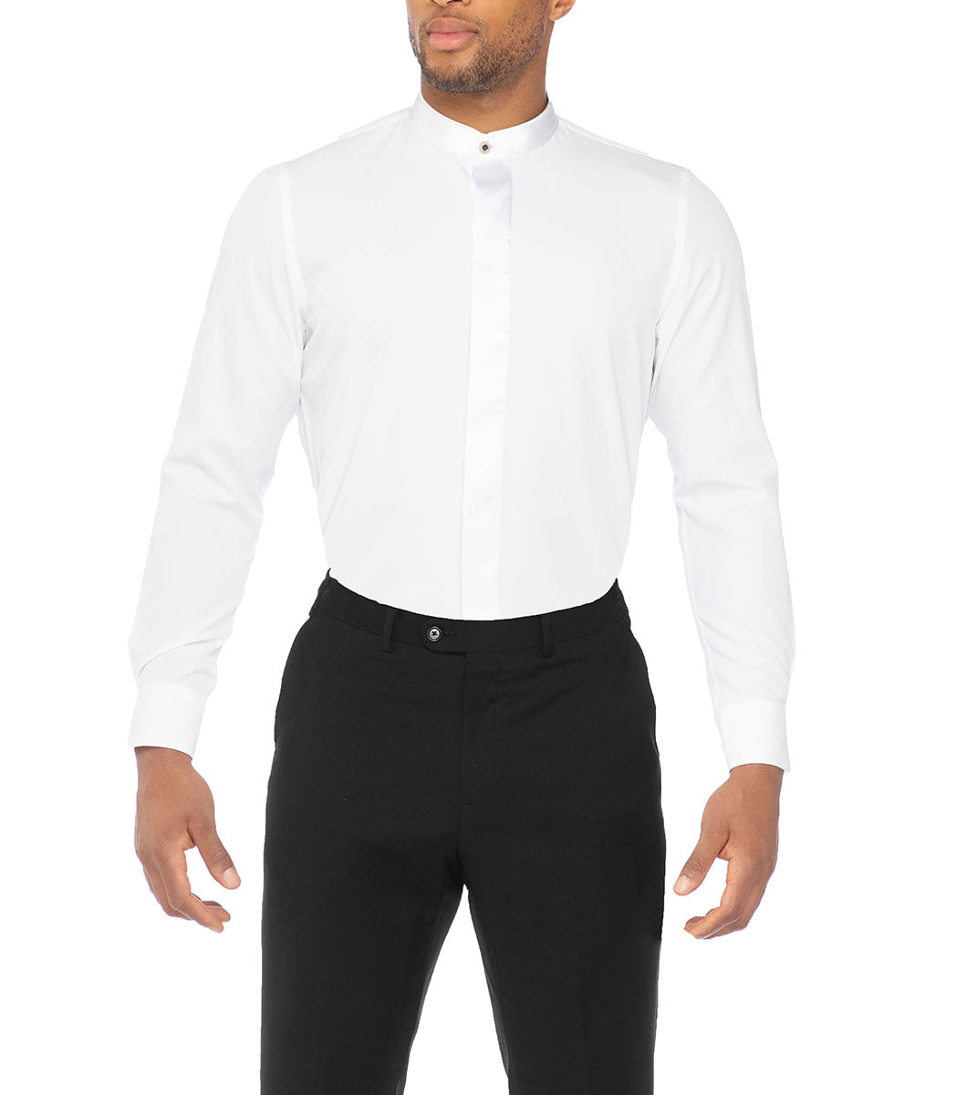 WALSH DRESS SHIRT Band Collar