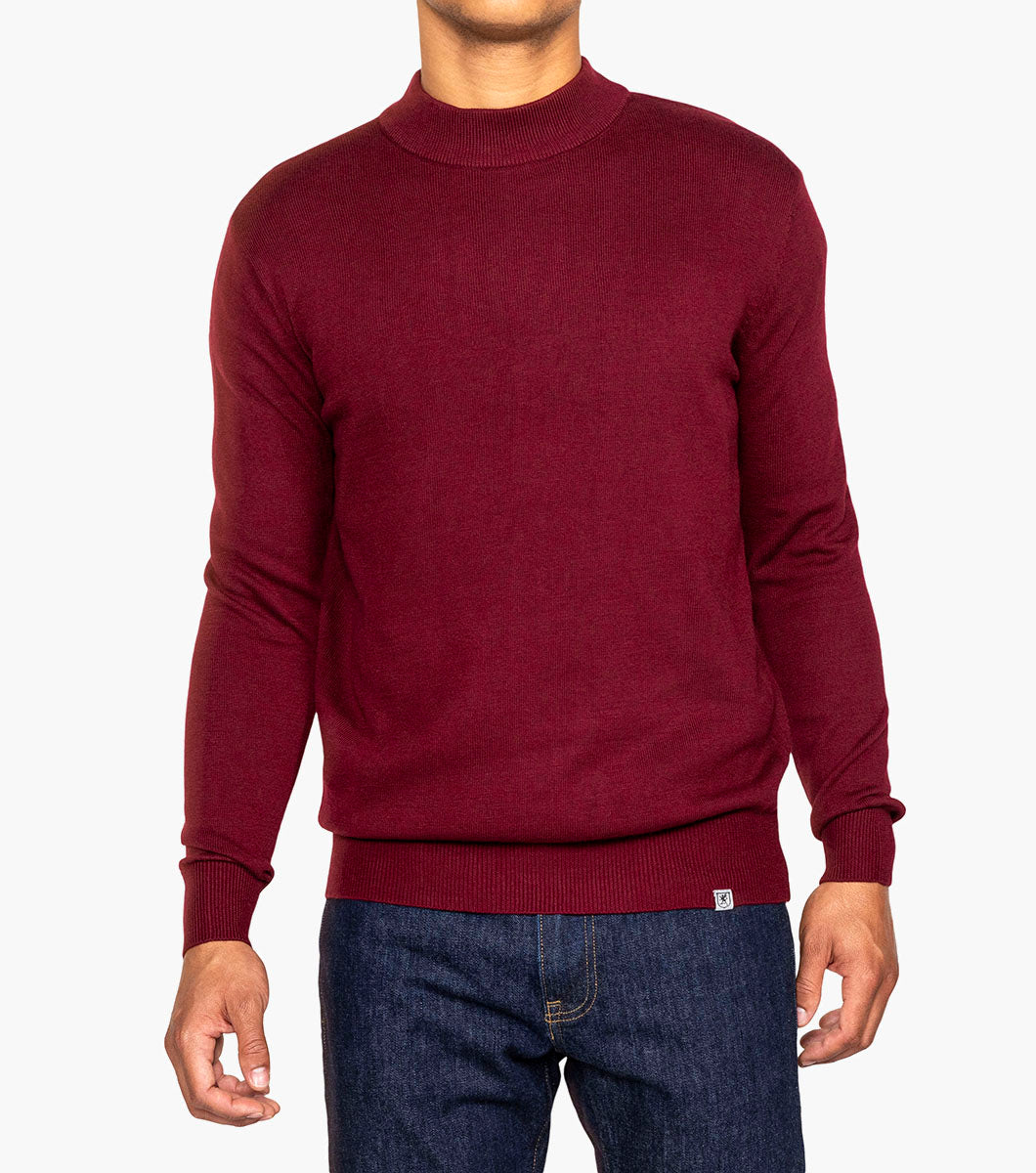ASHER Mock Neck Sweater