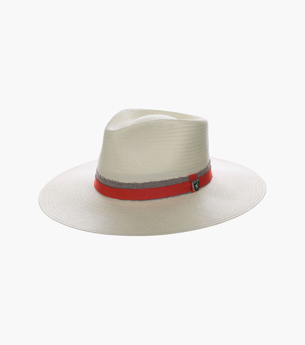 HARLOW FEDORA Toyo Pinch Front Hat