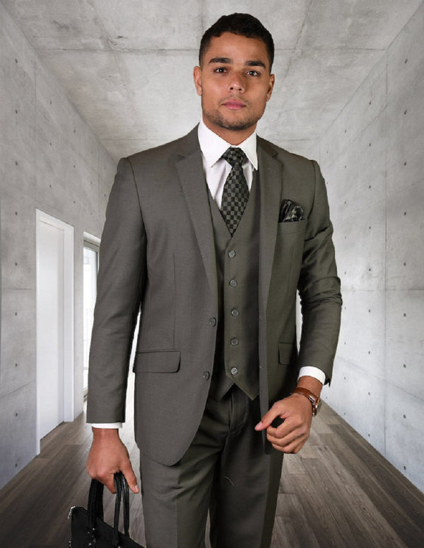 Sage Green Suit - Trajes De Dombre Para Boda - Trajes De Novio - Traje Para Hombre - Sage Green Suit
