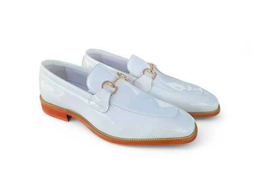 Signature Horse Bit Patent Leather Loafer Carrucci
