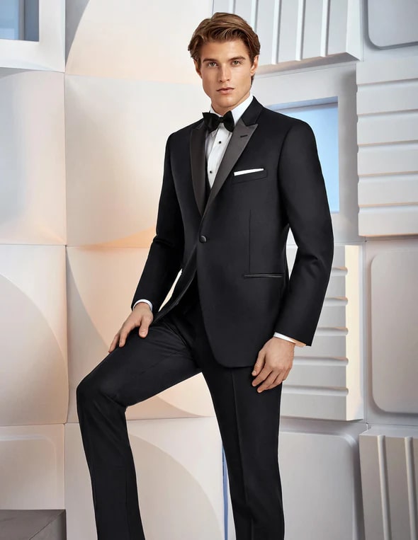 Western Suit - Cowboy Formal Attire - Trajes De Novio - Black