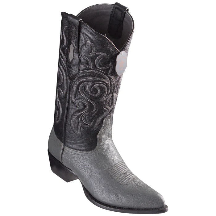 J Toe Cowboy Boots - J Toe Western Boots - Los Altos Boots - Mens Dress Cowboy Boot - Low PricedSmooth Ostrich Boots J-Toe- i
