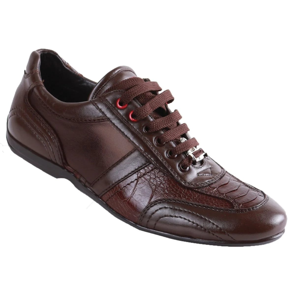 Zapatos De Avestruz Originales Para Hombre - Sneaker de Piel de  Avestruz Cafe Pata