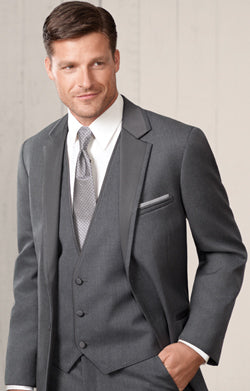 Western Suit - Trajes Para Hombres - Cowboy Formal Attire - Trajes De Novio - Steel Grey Suit
