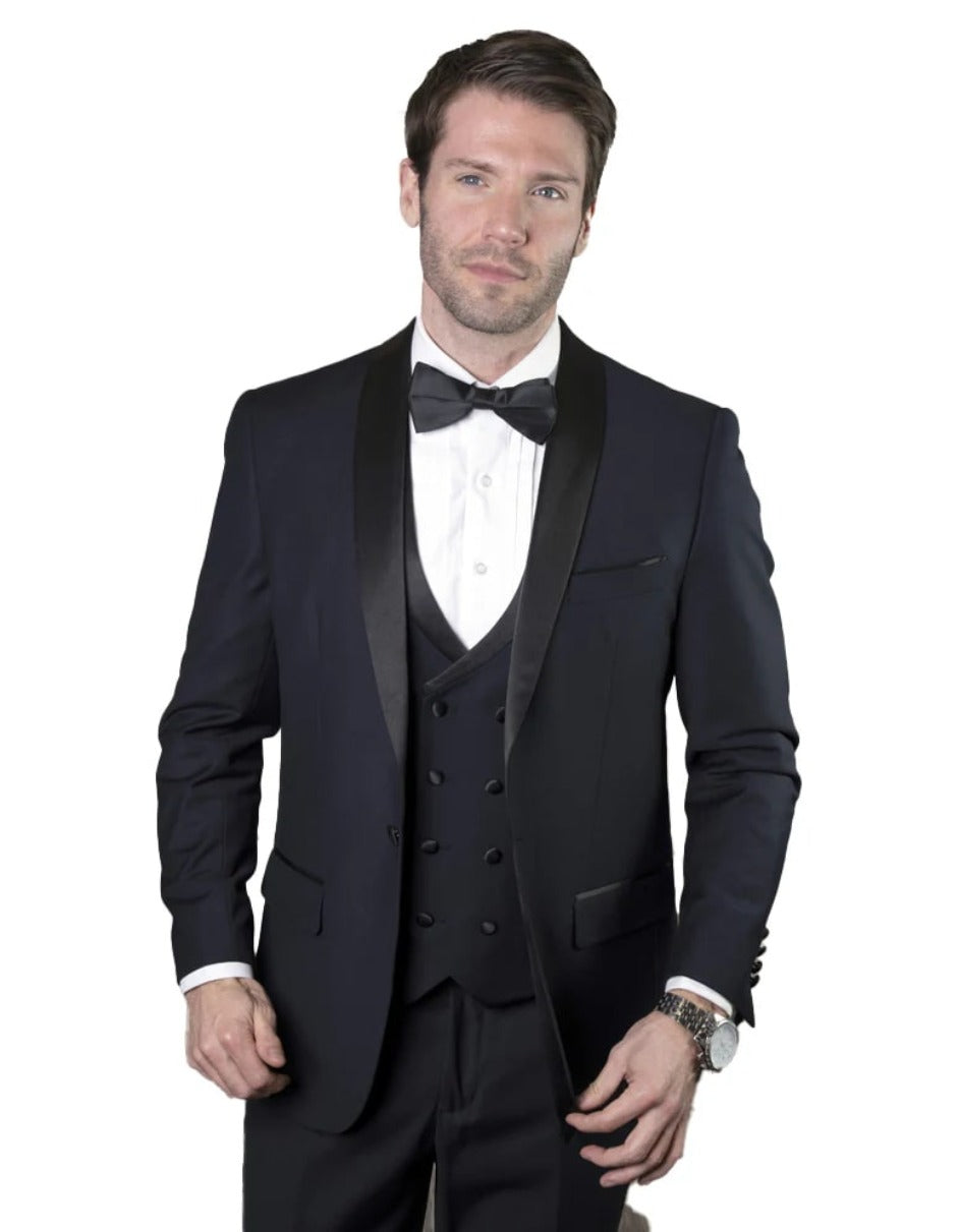 Trajes De Dombre Para Boda - Trajes De Novio - Traje Para Hombre - Navy Suit