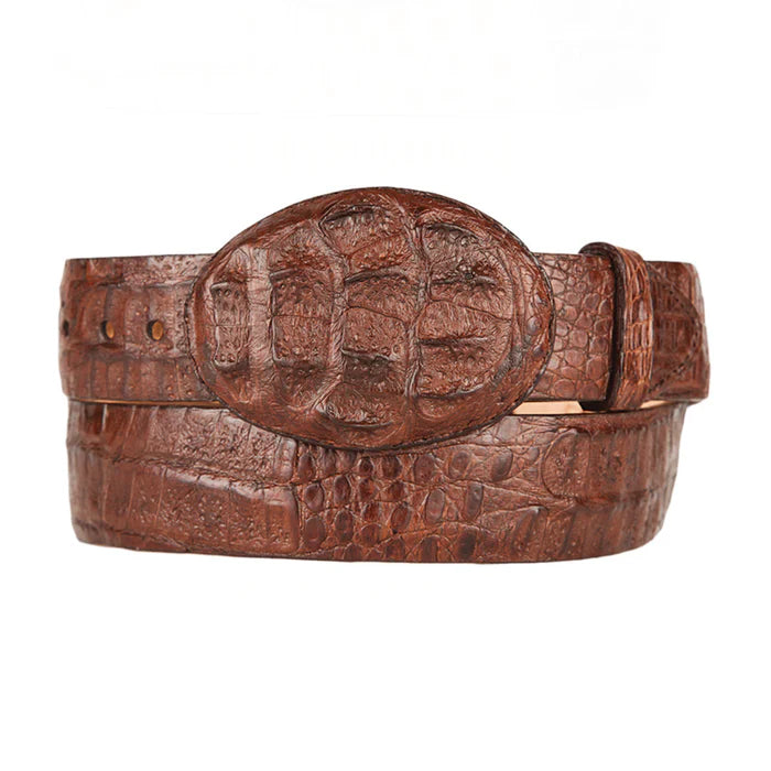 Men's Caiman Hornback Western Belts