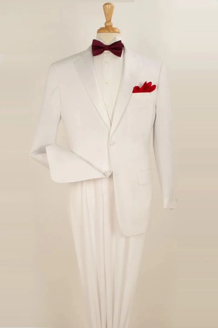 Trajes De Hombre Para Boda - Trajes Para Novio -  White Suit