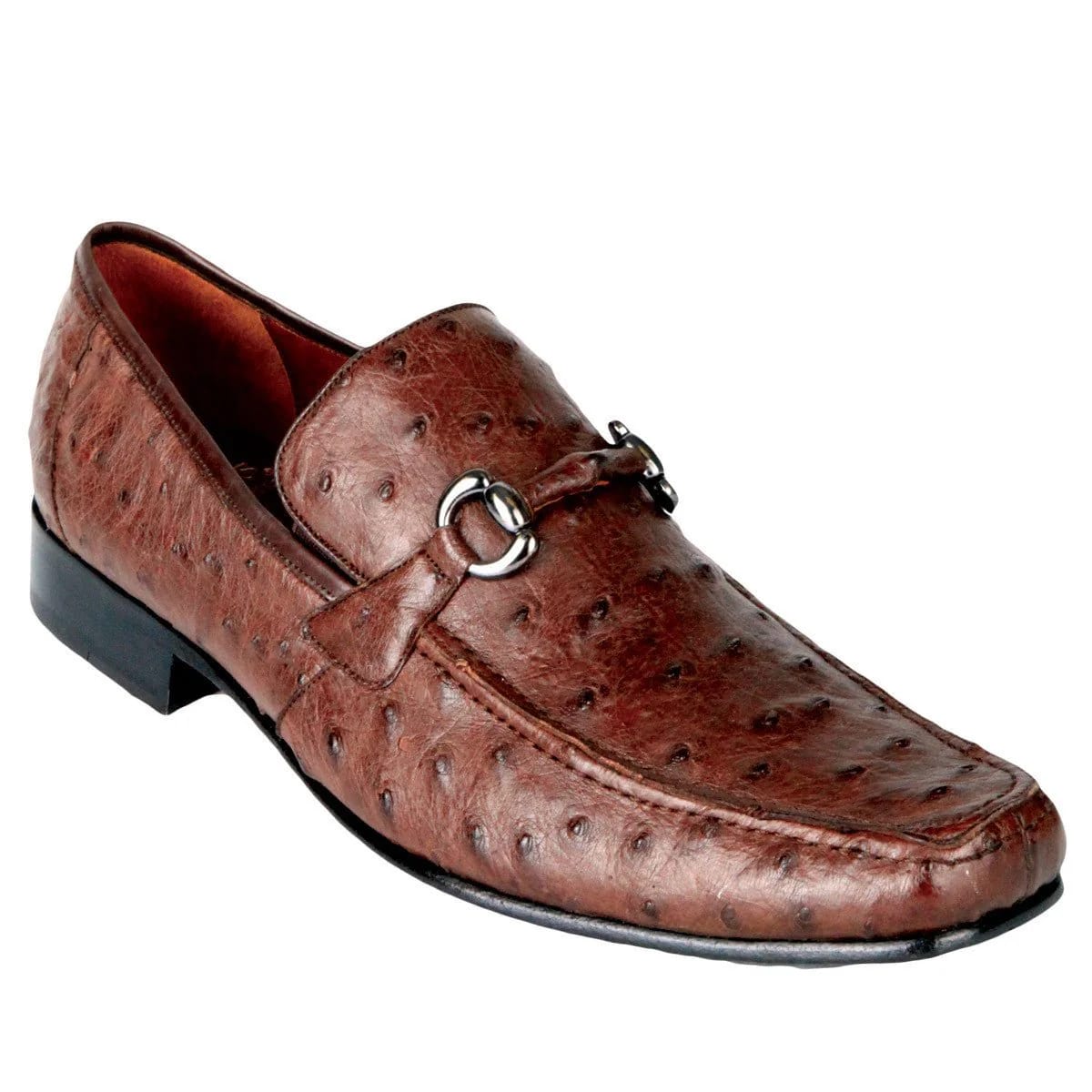 Zapatos De Avestruz Originales Para Hombre - Zapato de Vestir Piel  Cafe Avestruz
