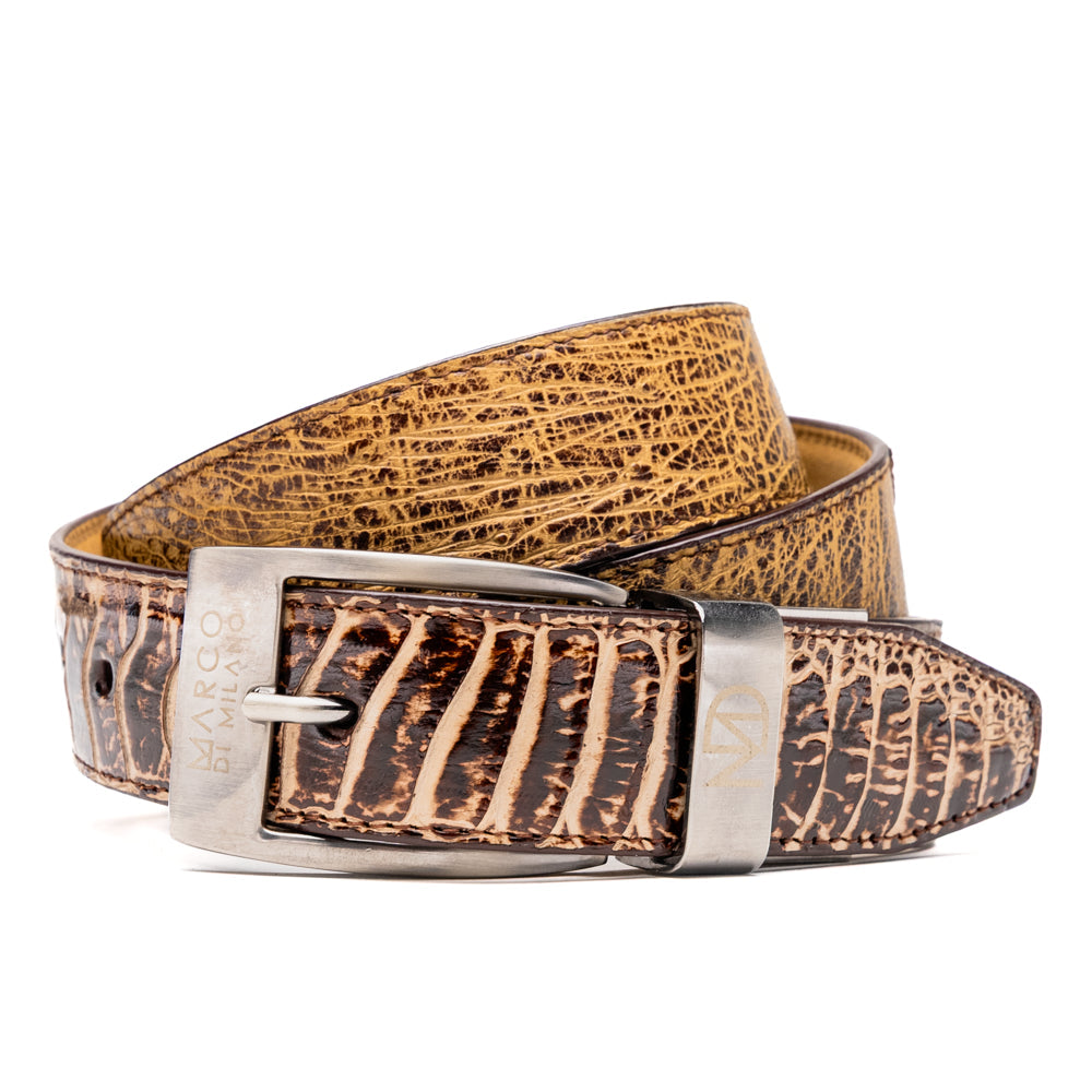 Marco Di Milano Alessio Belt Orix Leather Loafer