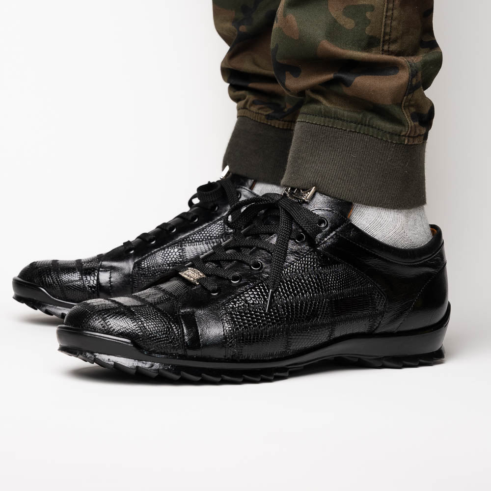 Marco Di Milano Bari Black Leather Luxury Shoe