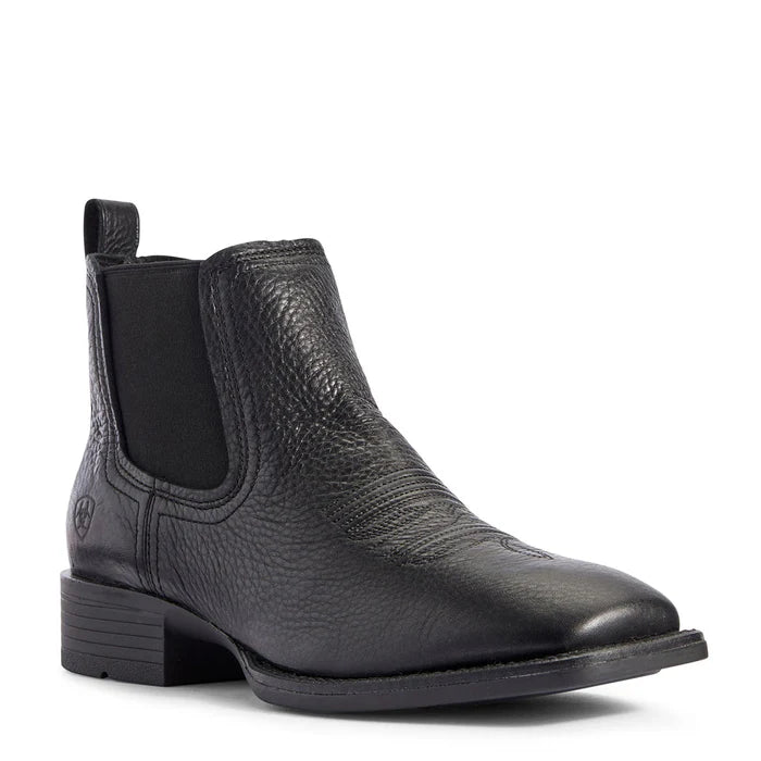 Booker Ultra Western Ankle Boot Black