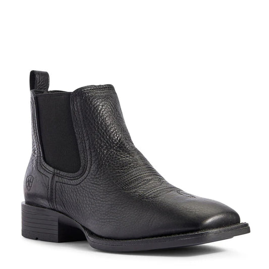 Booker Ultra Western Ankle Boot Black
