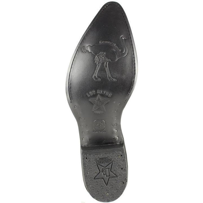 Botas de Avestruz Original Horma Puntal LAB-990306