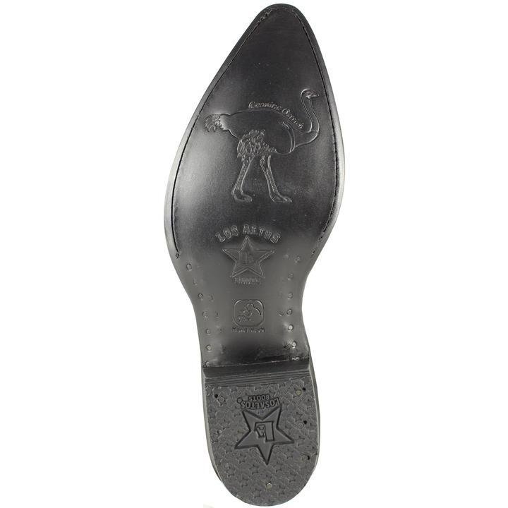 Botas de Avestruz Original Horma Puntal -A