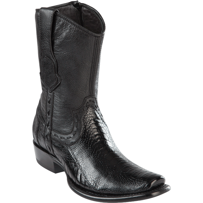 Botas de Avestruz Pata Corta Horma Dubai