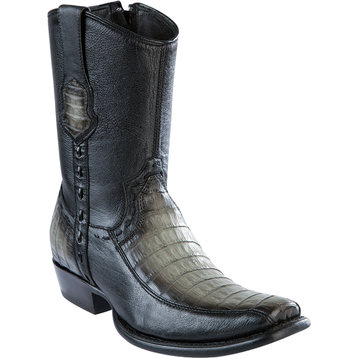 Botas de Cocodrilo Caiman con Venado Original Corta Dubai WW