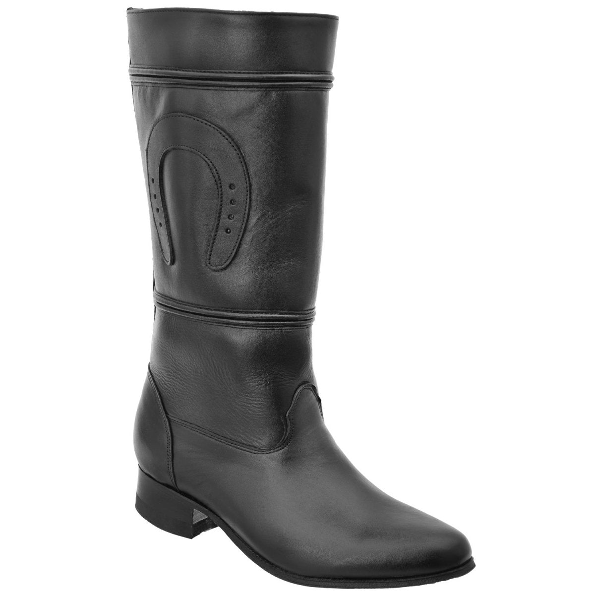 Botas de Escaramuza para Dama Piel Napa Original Color Negro WD-460