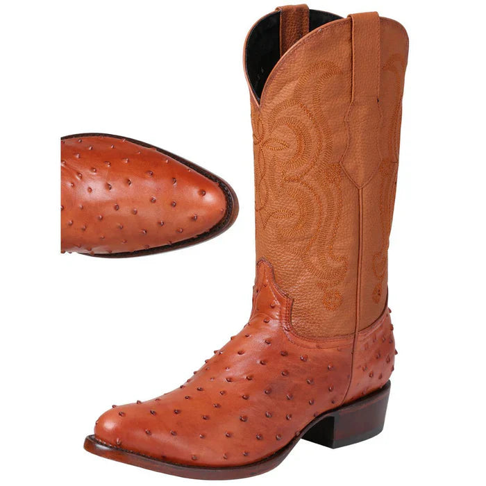 Botas de Avestruz Estampado GEN