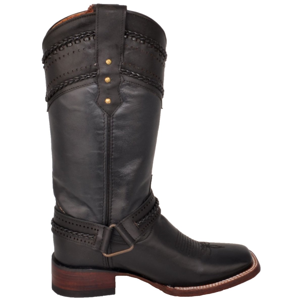 Botas Altas de Cuero para Mujer en Horma Rodeo Q3224205