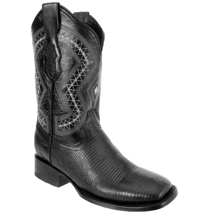 Botas de Armadillo Lizard Original Horma Rodeo Color Negro