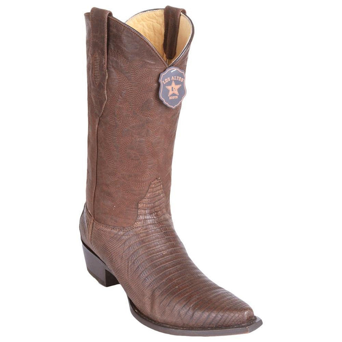 Botas de Armadillo (Teju) Original Acabado Graso Punta Recortada