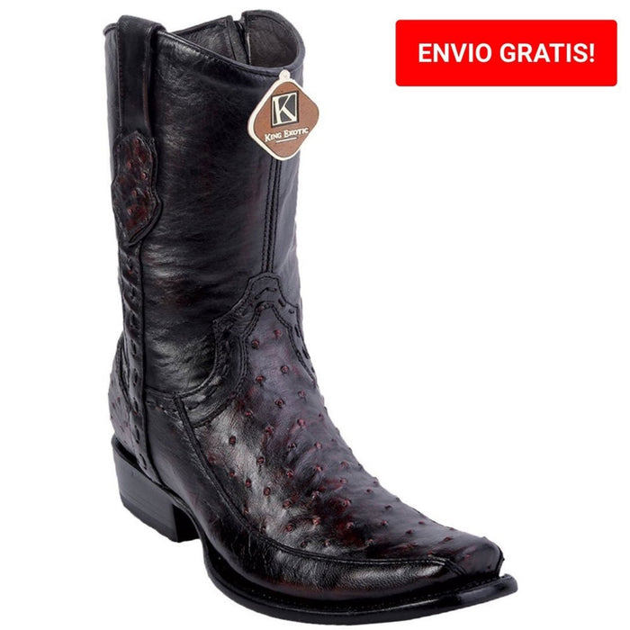 Botas de Avestruz Original Horma Puntal WW