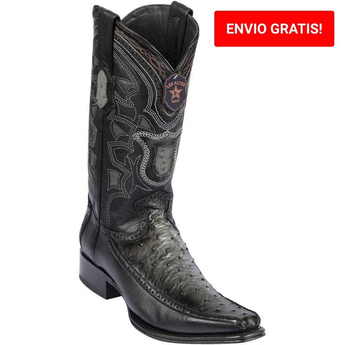 Botas de Avestruz con Venado Horma Europea