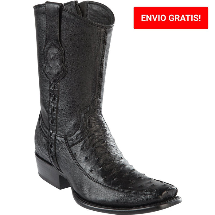 Botas de Avestruz Cortas Horma Dubai