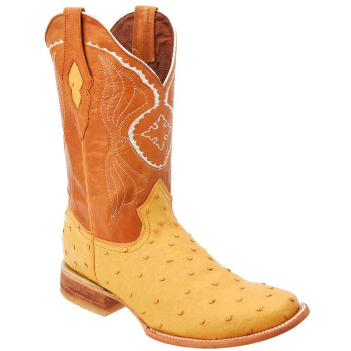 Botas de Avestruz Grabado en Horma Rodeo WD