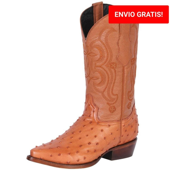Botas de Avestruz Grabado en Puntal 700 GEN