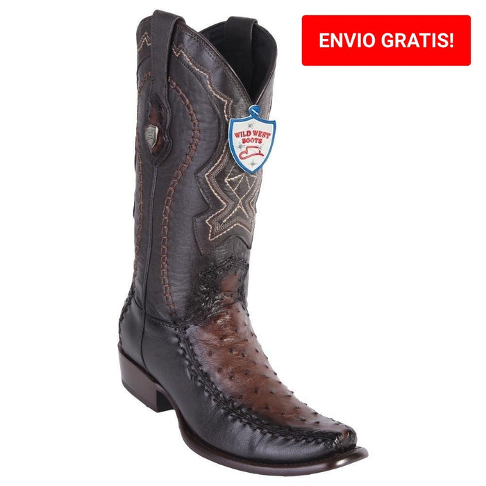 Botas de Avestruz Originales con Venado Horma Dubai