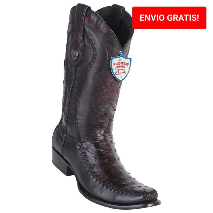 Botas de Avestruz Originales con Venado Horma Dubai