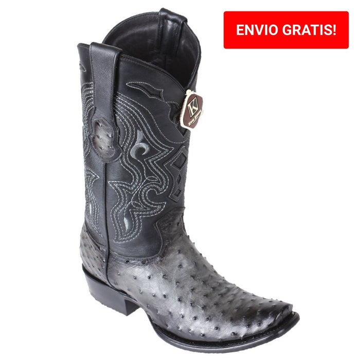 Botas de Avestruz Original Horma Dubai