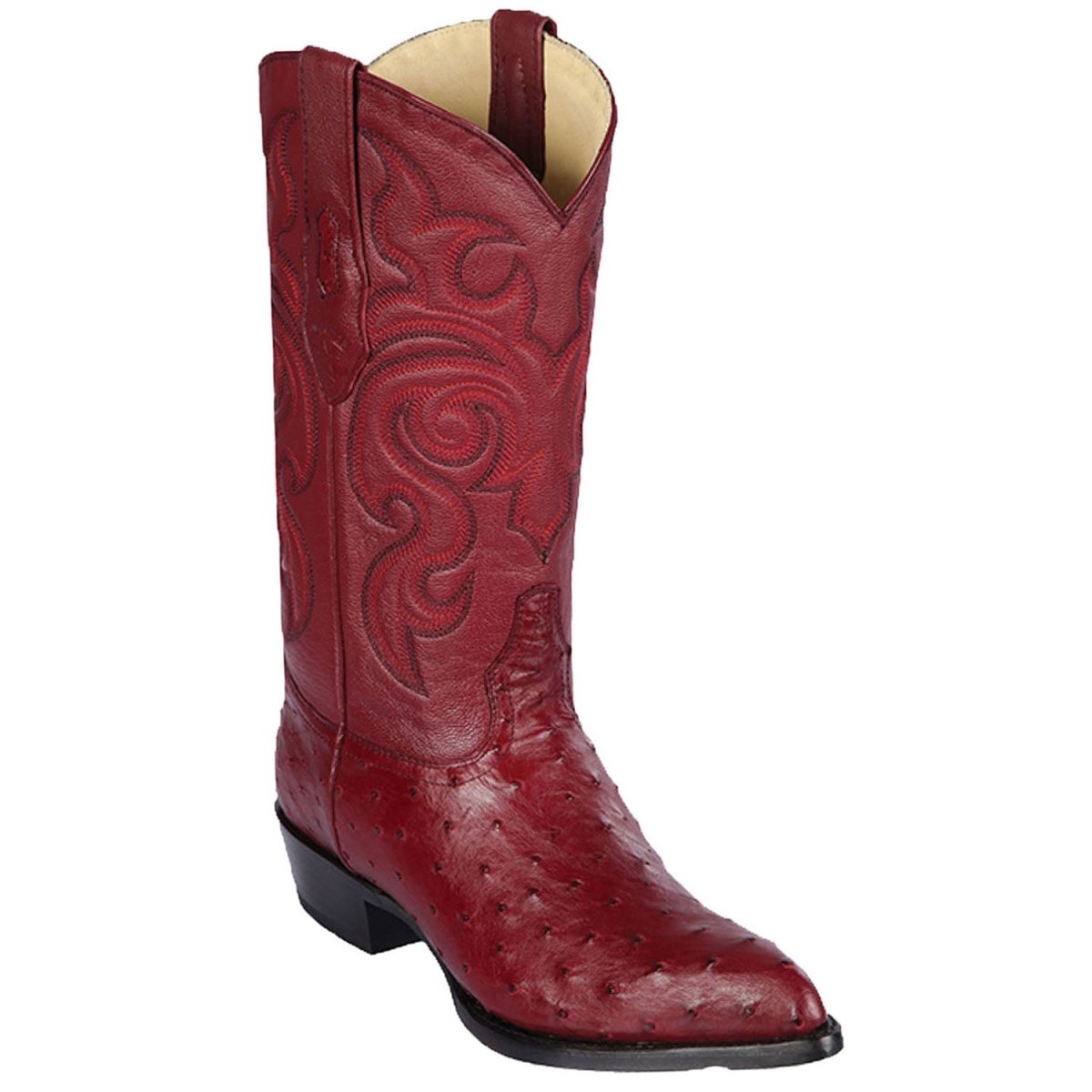 Botas de Avestruz Original Horma Puntal C - Los Altos Boots