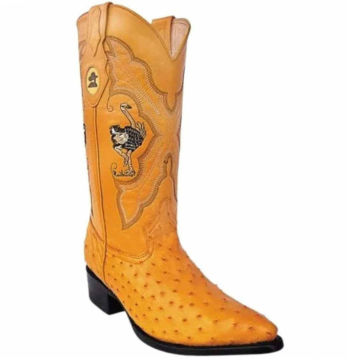 Botas de Avestruz Original Horma Puntal JB