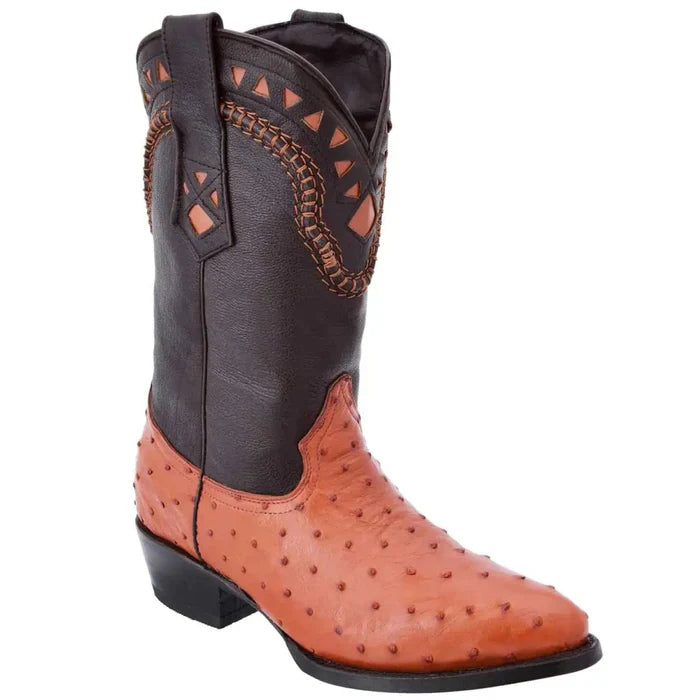 Botas de Avestruz Original Horma Puntal WD