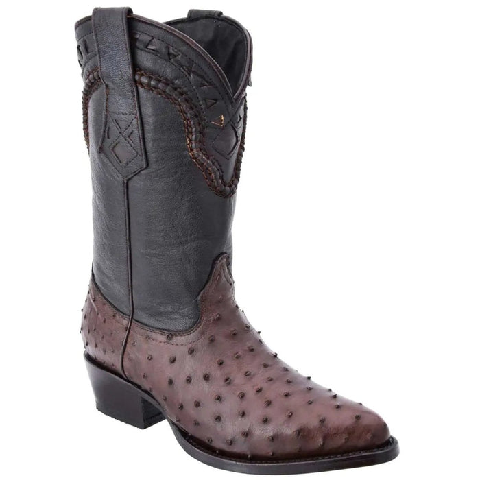 Botas de Avestruz Original Horma Puntal
